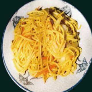 Tallarines con curry