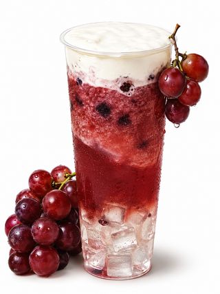 Thé Au Fruits Et Lait Aux Raisins