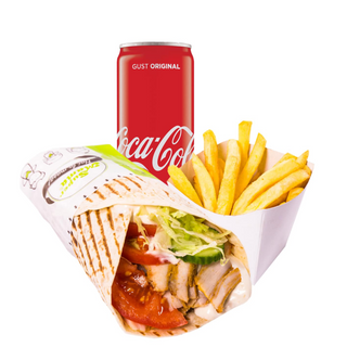 Meniu Shaorma cu falafel 350/130 g