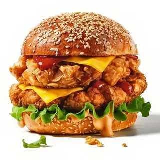 Hamburguesa de Pollo Doble
