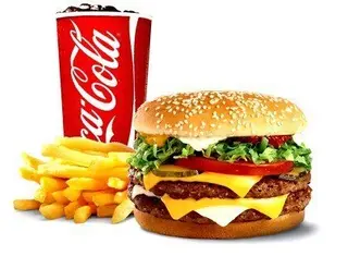 Doppio cheeseburger menù