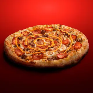 Pizza Bacon Cheese Burger Média