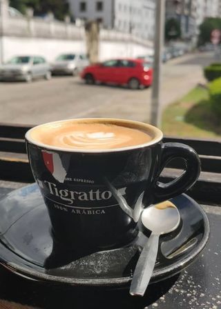 Café con leite (220 ml.)