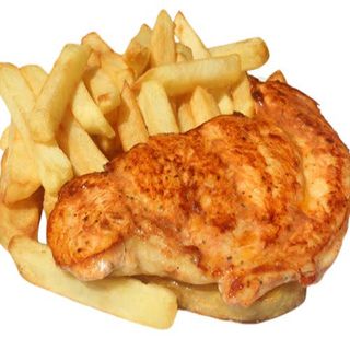 Pechuga Con Papás Fritas