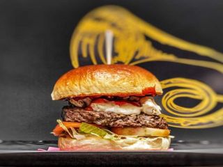 Burger Blue Bite + Patate Rustiche + Bibita a scelta