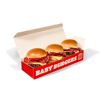 Baby Burgers Bacon Cheddar 