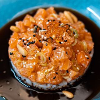 Tartar del Salmón Fresco con soja