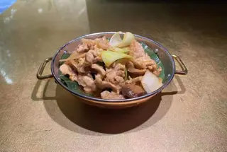 187. Pollo bamboo e funghi
