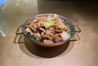 187. Pollo bamboo e funghi