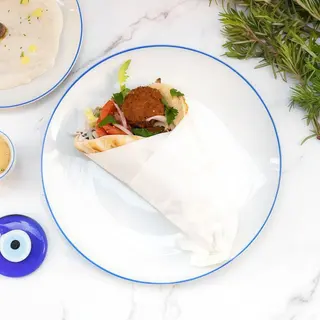 Menú pita veggie