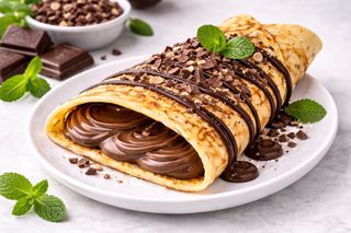 Палачинка с шоколад стевия