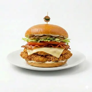 Hamburguesa De Pollo Crispy