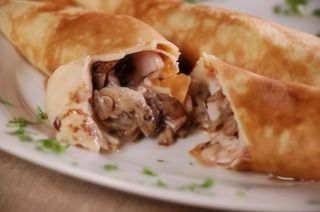 Млинці з шинкою та печерицями 280г