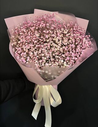 9 гілок рожевої гіпсофіли №8