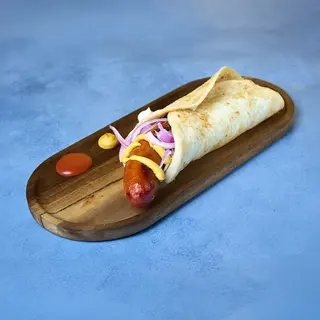Bucko kobasica sa kačkavaljem u tortilji