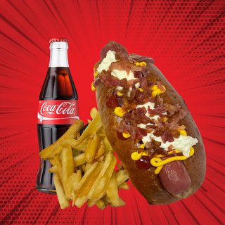 HOT DOG BOX CHIPS - Hot dog + Chips + Bibita