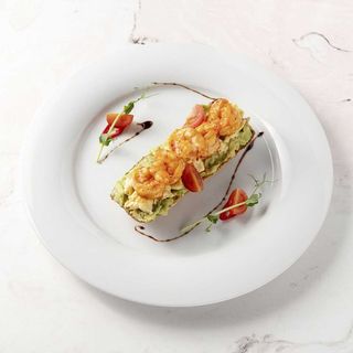 Брускета з креветкою та гуакамоле (225г)