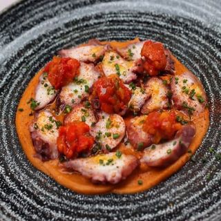 Pulpo con crema