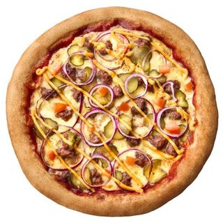 Pizza Domnu` Burger. 24cm