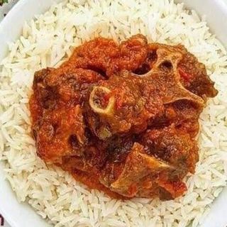 White Rice And Beef