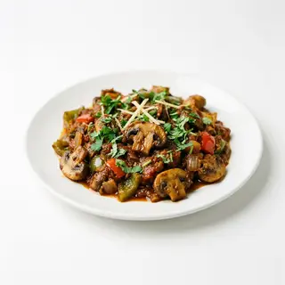 Champiñones Karahi
