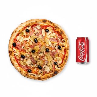 4 Stagioni + Coca-Cola Lattina 330ml