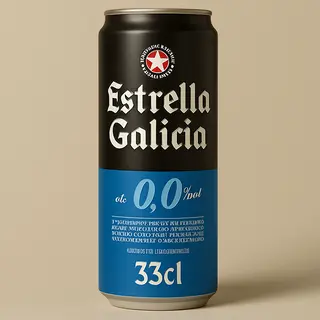Cerveza Estrella Galicia 0,0 (33 cl.)