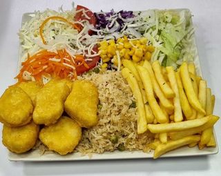 Plato De Nuggets Completo