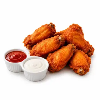 Alitas Crispy (6 UND)+ 2 Salsas a Elegir