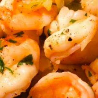 Langostinos Con Salsa Chinas A La Plancha