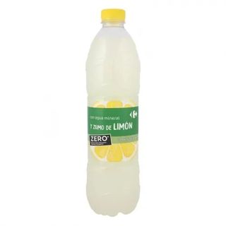 Agua Mineral con Zumo de Limón Zero Carrefour 1,5 L.
