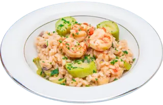 Prawn and Zucchini Risotto
