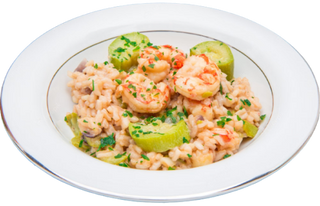 Prawn and Zucchini Risotto