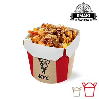 Ryż i Bites Orientalny Teriyaki Grande
