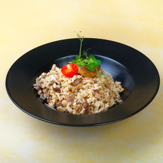 Rižoto biftek-vrganj