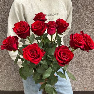 Czerwone róże 10 szt 