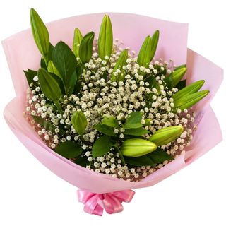 Lilly + White Gysophilia