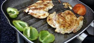 ქათმის ლანგეტი გარნირი ფრით