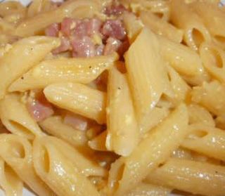 Pennette alla carbonara