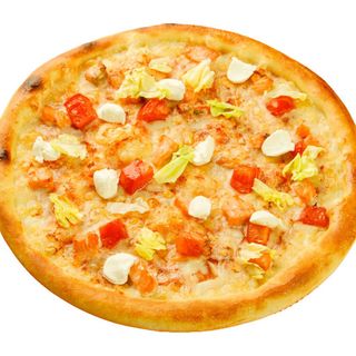 Пицца с семгой