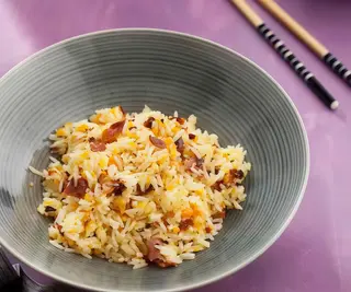 Arroz Basmati Con Huevos
