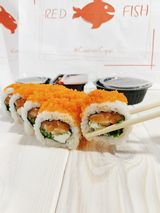 Рол Філадельфія з лососем в ікрі (370 г/8шт)