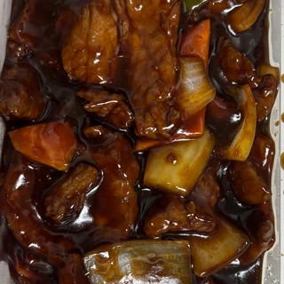 Ternera Frita Con Salsa Agridulce