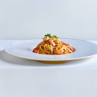 Fettuccine Con Gambas