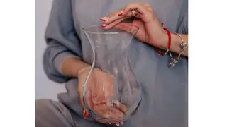 Vază de sticlă