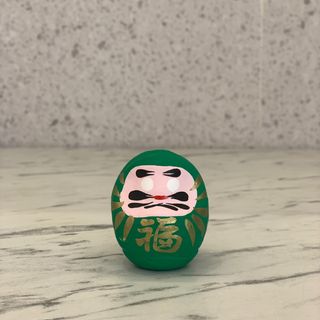 Mini Daruma Verde - Salud