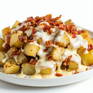 Запеканка с бекон и кашкавал