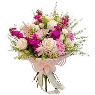 Buchet flori pastelate, Fresh de Vara cu parfum