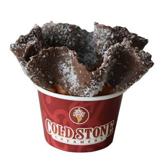 Chocolate Dipped Waffles with Coconut Shreds