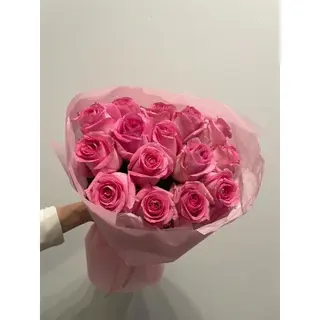 Różowa róża 50 cm, 15 szt w opakowaniu